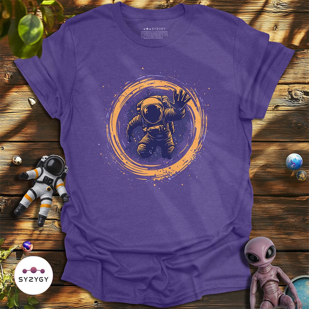 Syzygy Supply T-Shirt Heather Purple / S Gravity Grip T-shirt Space Aliens UFO Apparel
