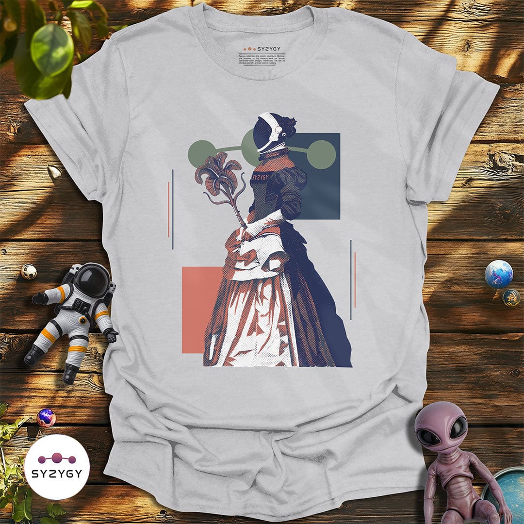 Syzygy Supply T-Shirt Ice Grey / S Galactic Elegance T-shirt Space Aliens UFO Apparel