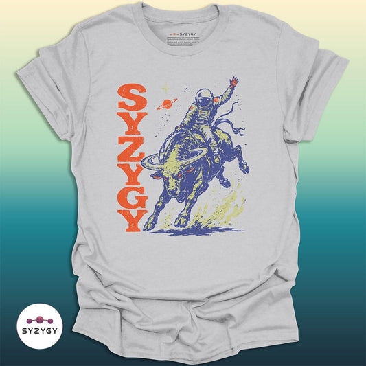 Syzygy Supply T-Shirt Ice Grey / S Gravity Wrangler T-shirt Space Aliens UFO Apparel