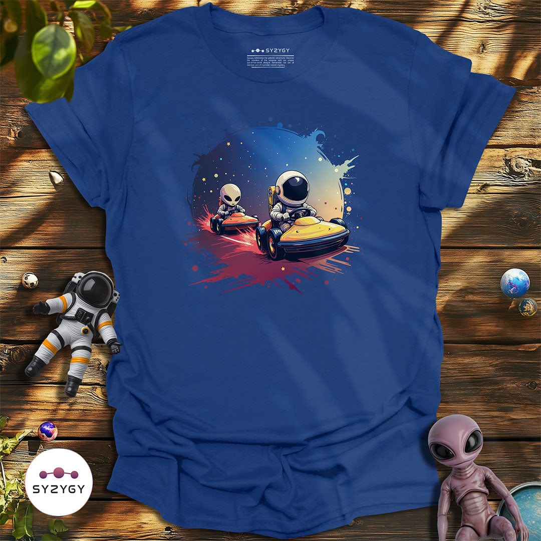 Syzygy Supply T-Shirt Metro Blue / S Galactic Race T-shirt Space Aliens UFO Apparel