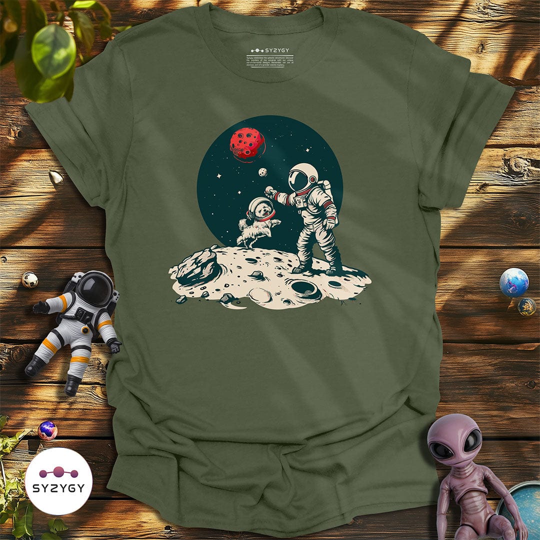 Syzygy Supply T-Shirt Military Green / S Cosmic Fetch T-shirt Space Aliens UFO Apparel