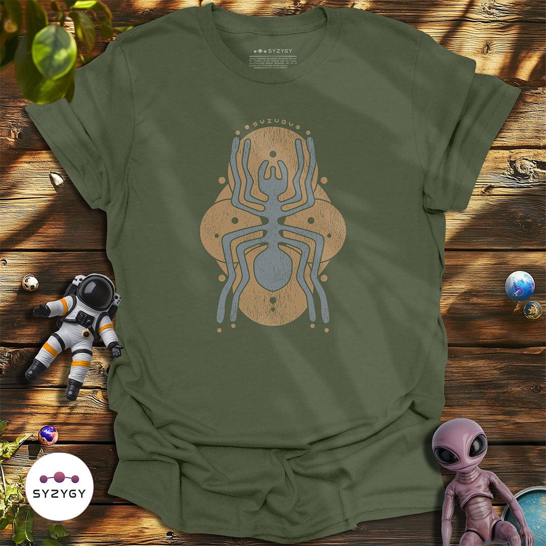 Syzygy Supply T-Shirt Military Green / S Glyphwalker T-shirt Space Aliens UFO Apparel