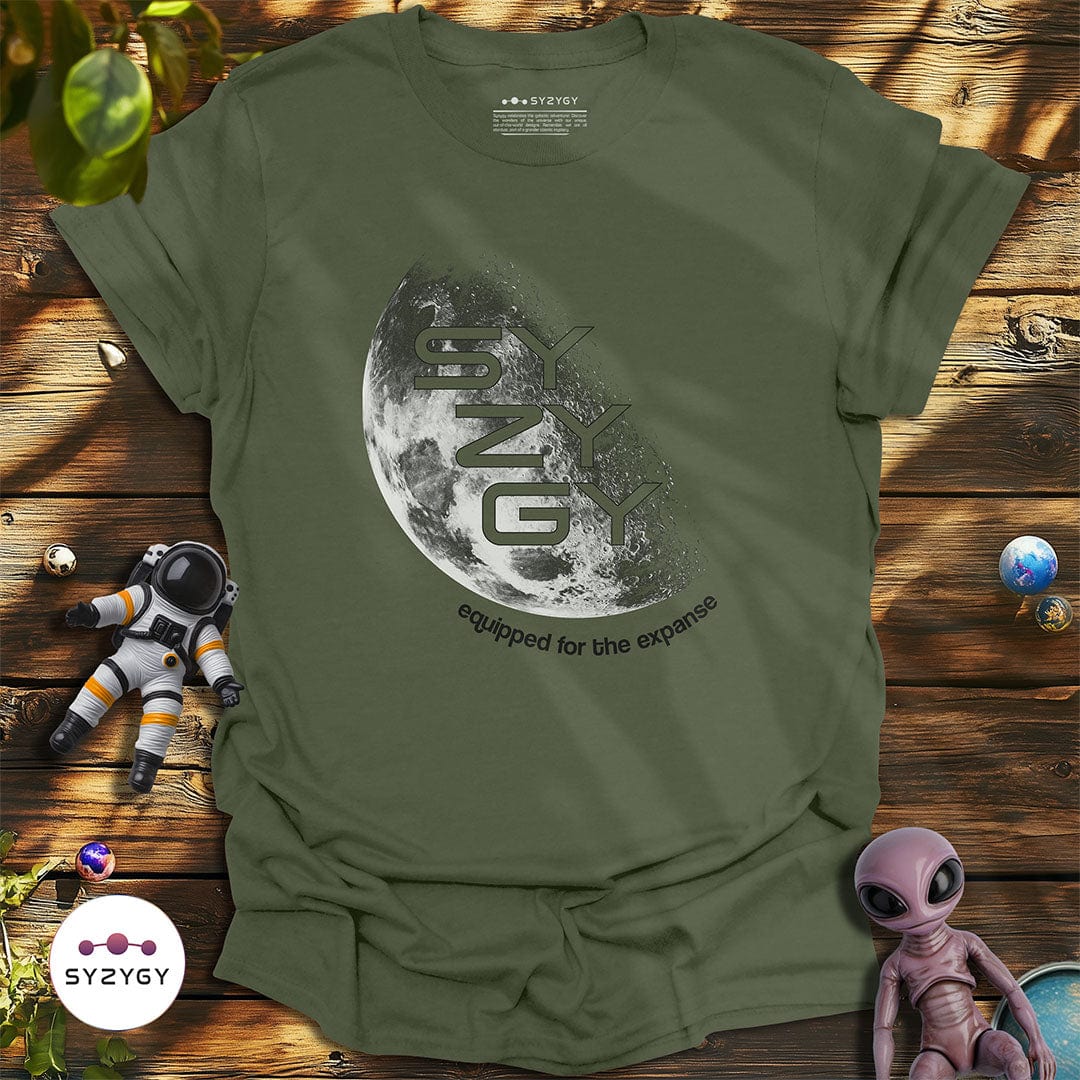 Syzygy Supply T-Shirt Military Green / S Lunar Imprint T-shirt Space Aliens UFO Apparel