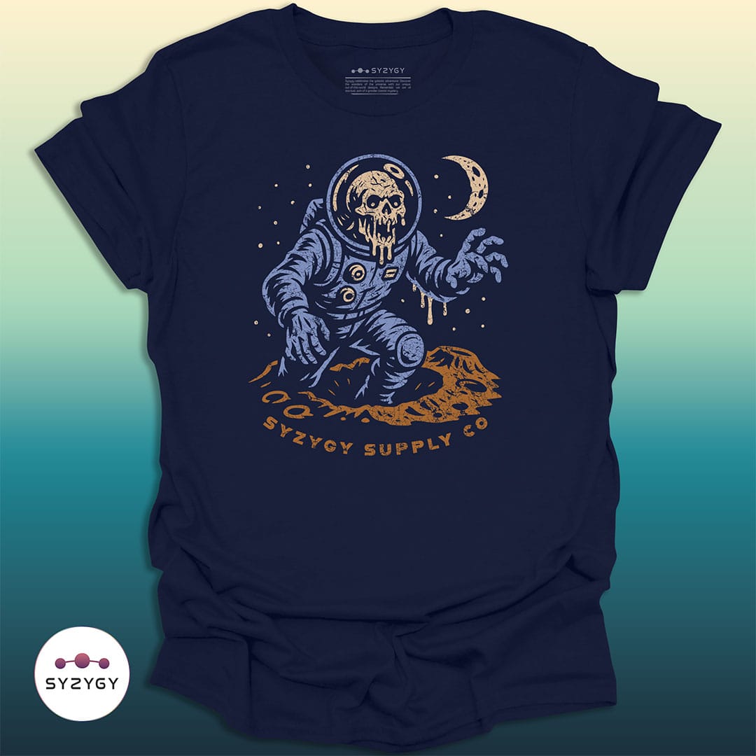 Syzygy Supply T-Shirt Navy / S Crater Crawler T-shirt Space Aliens UFO Apparel