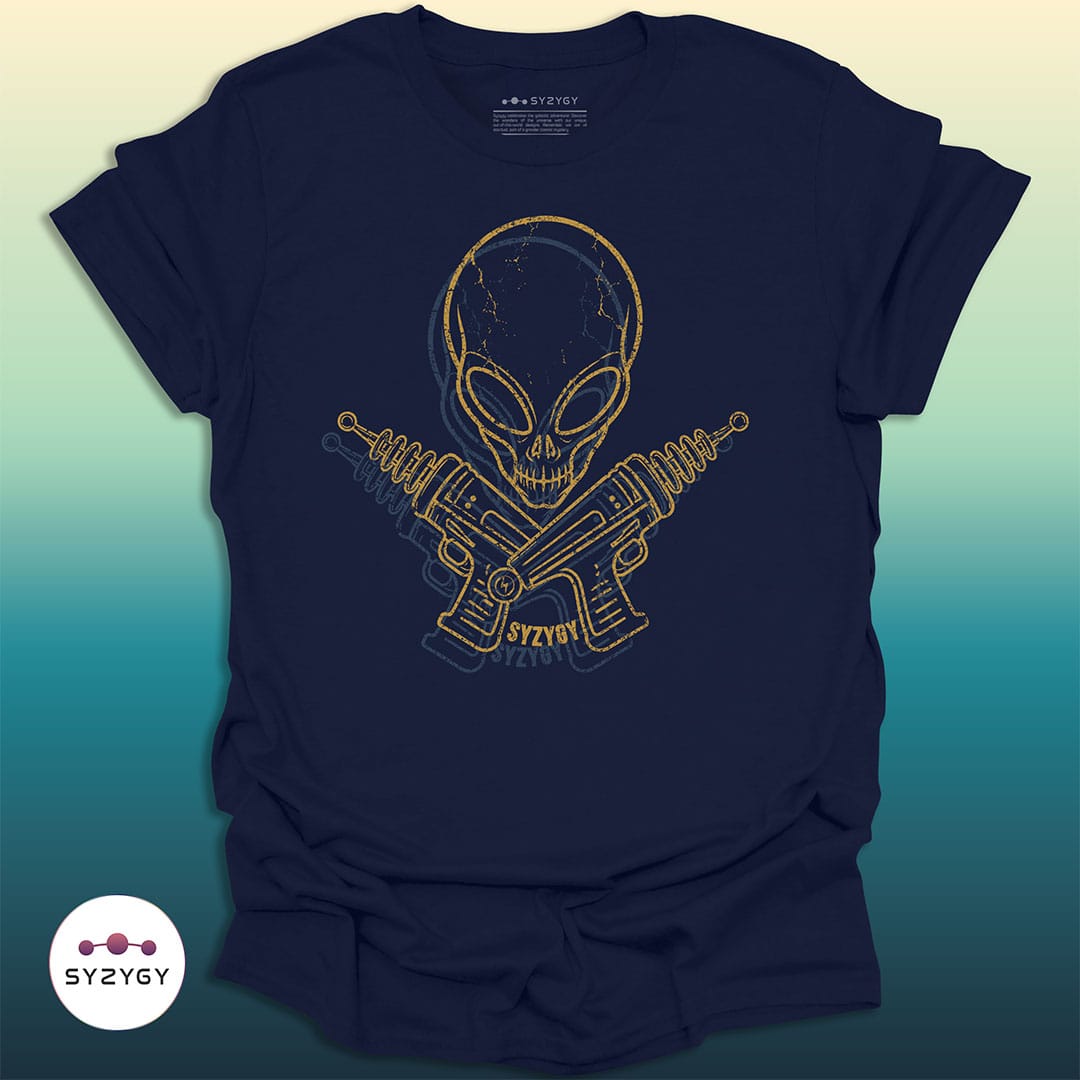 Syzygy Supply T-Shirt Navy / S Dead Signal T-shirt Space Aliens UFO Apparel