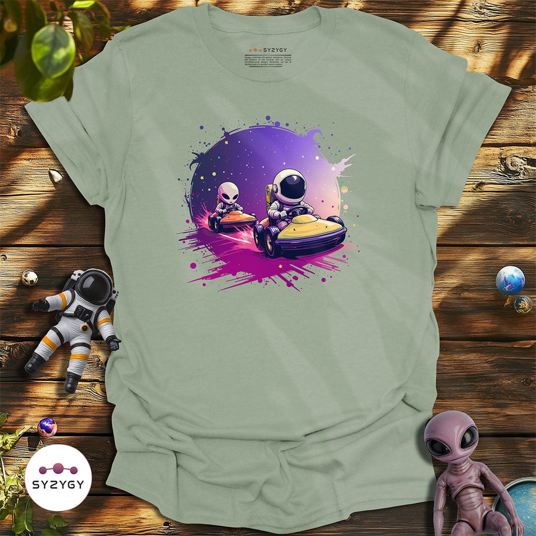 Syzygy Supply T-Shirt Sage / S Galactic Race T-shirt Space Aliens UFO Apparel