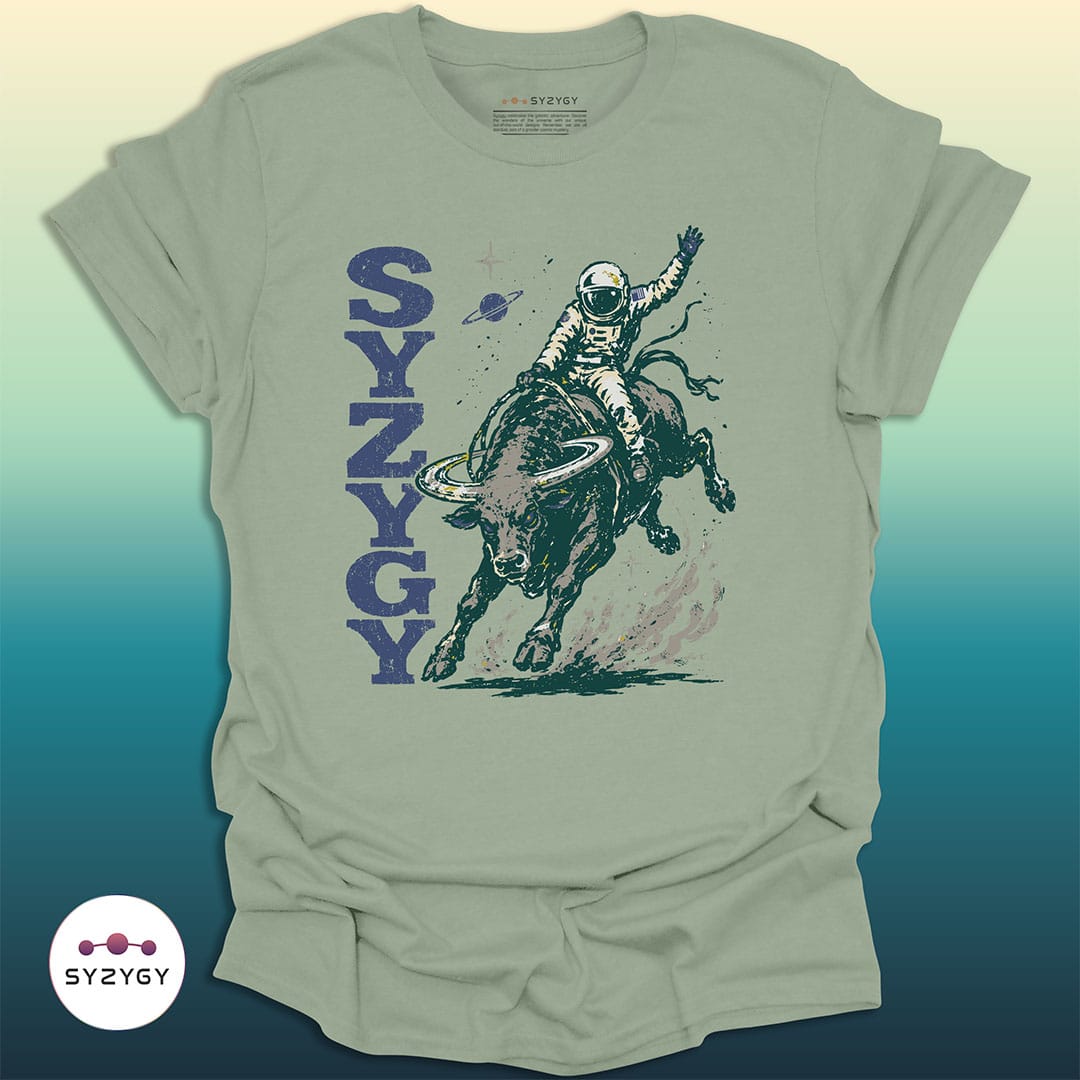 Syzygy Supply T-Shirt Sage / S Gravity Wrangler T-shirt Space Aliens UFO Apparel