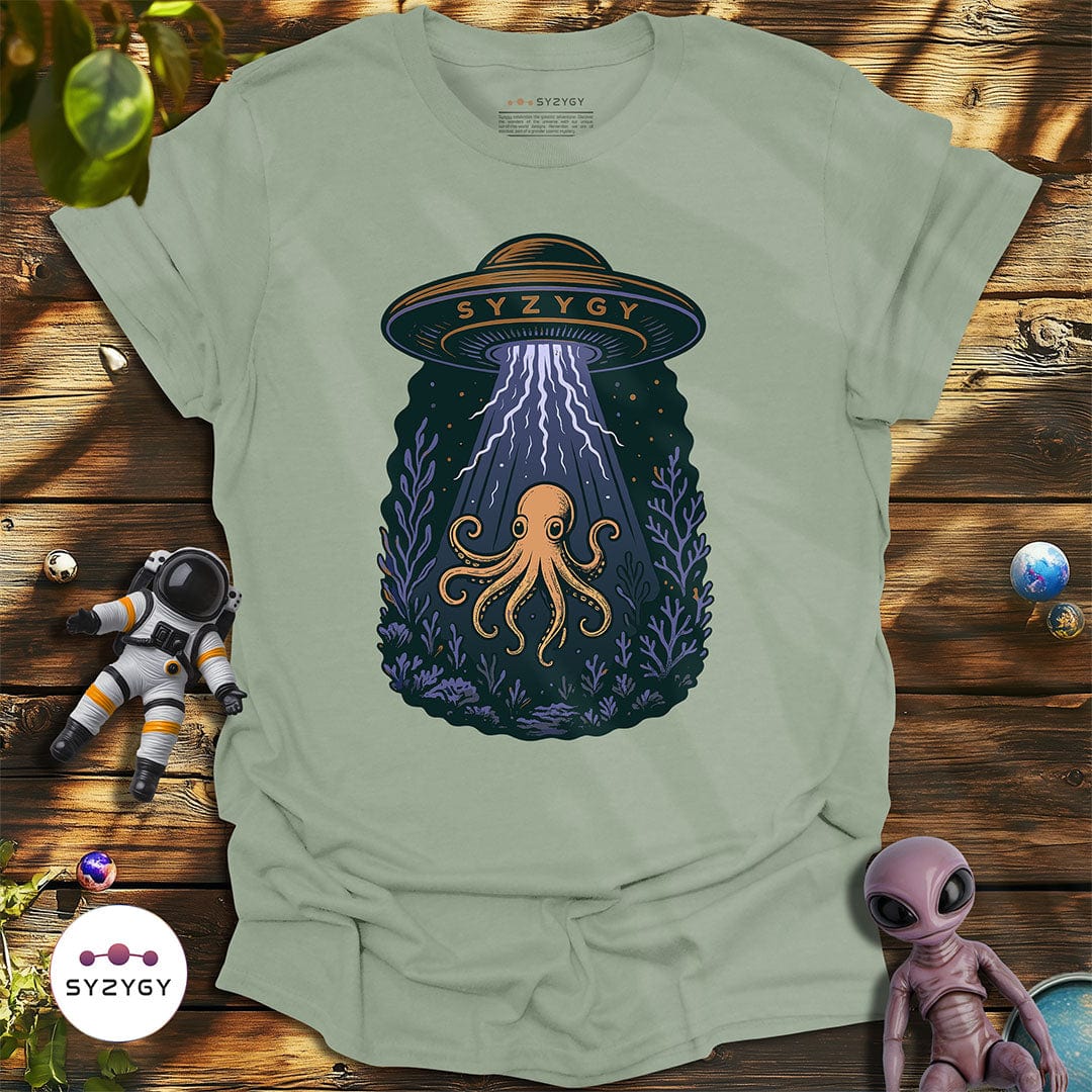 Syzygy Supply T-Shirt Sage / S Undersea Encounter T-shirt Space Aliens UFO Apparel
