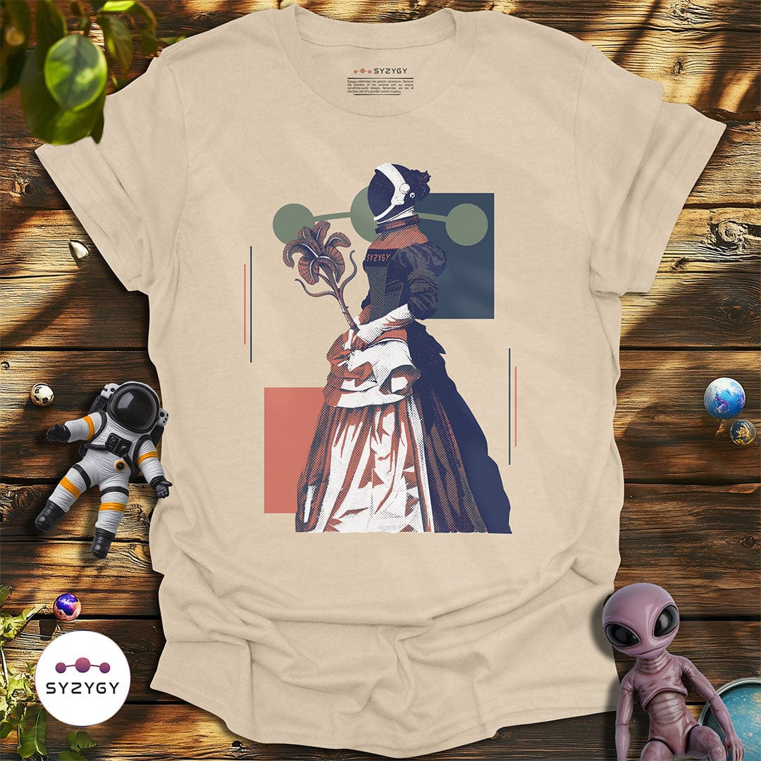 Syzygy Supply T-Shirt Sand / S Galactic Elegance T-shirt Space Aliens UFO Apparel