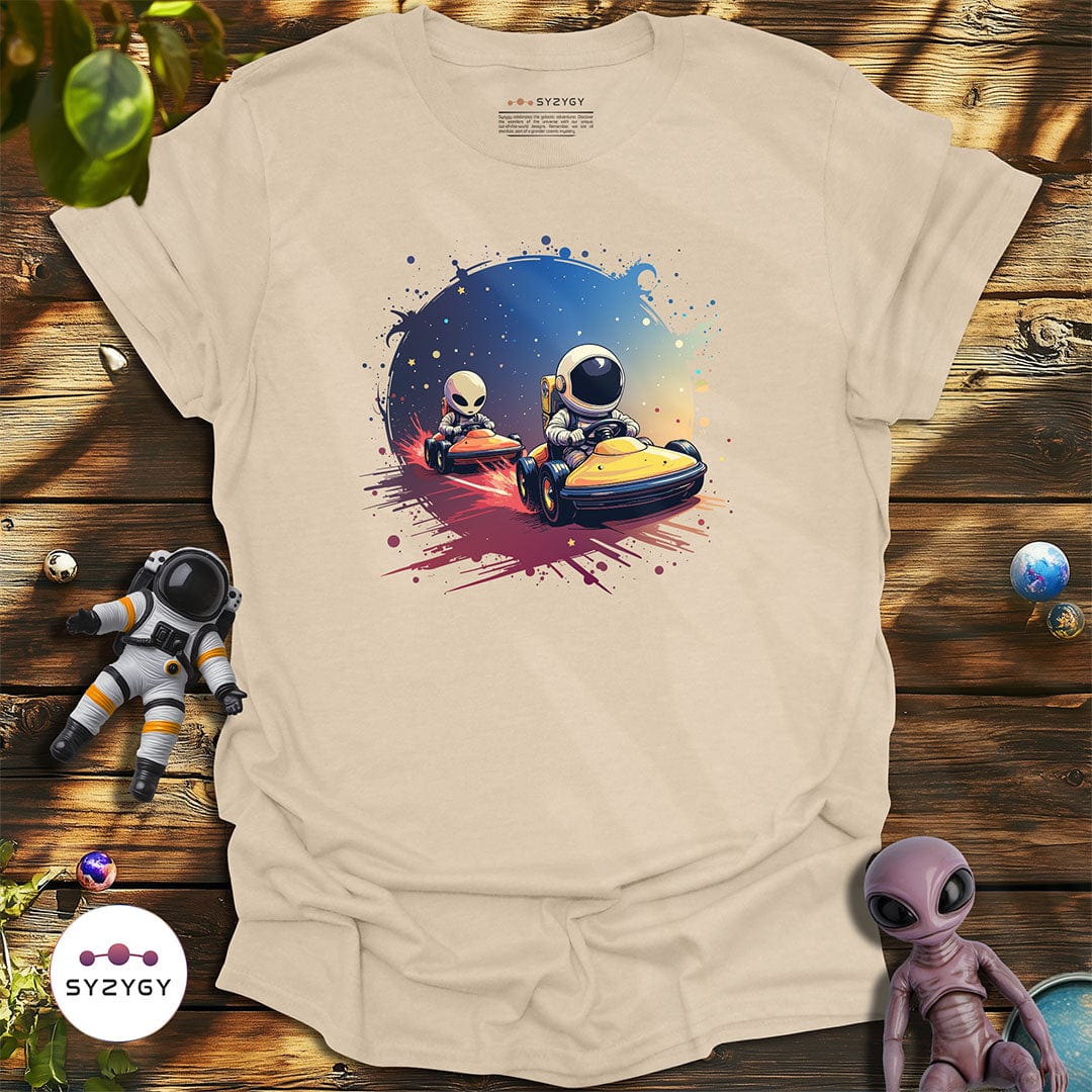 Syzygy Supply T-Shirt Sand / S Galactic Race T-shirt Space Aliens UFO Apparel