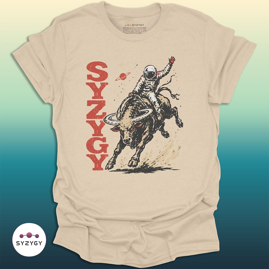 Syzygy Supply T-Shirt Sand / S Gravity Wrangler T-shirt Space Aliens UFO Apparel
