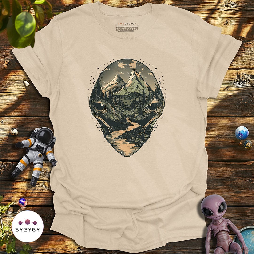 Syzygy Supply T-Shirt Sand / S Mountain Mirage T-shirt Space Aliens UFO Apparel