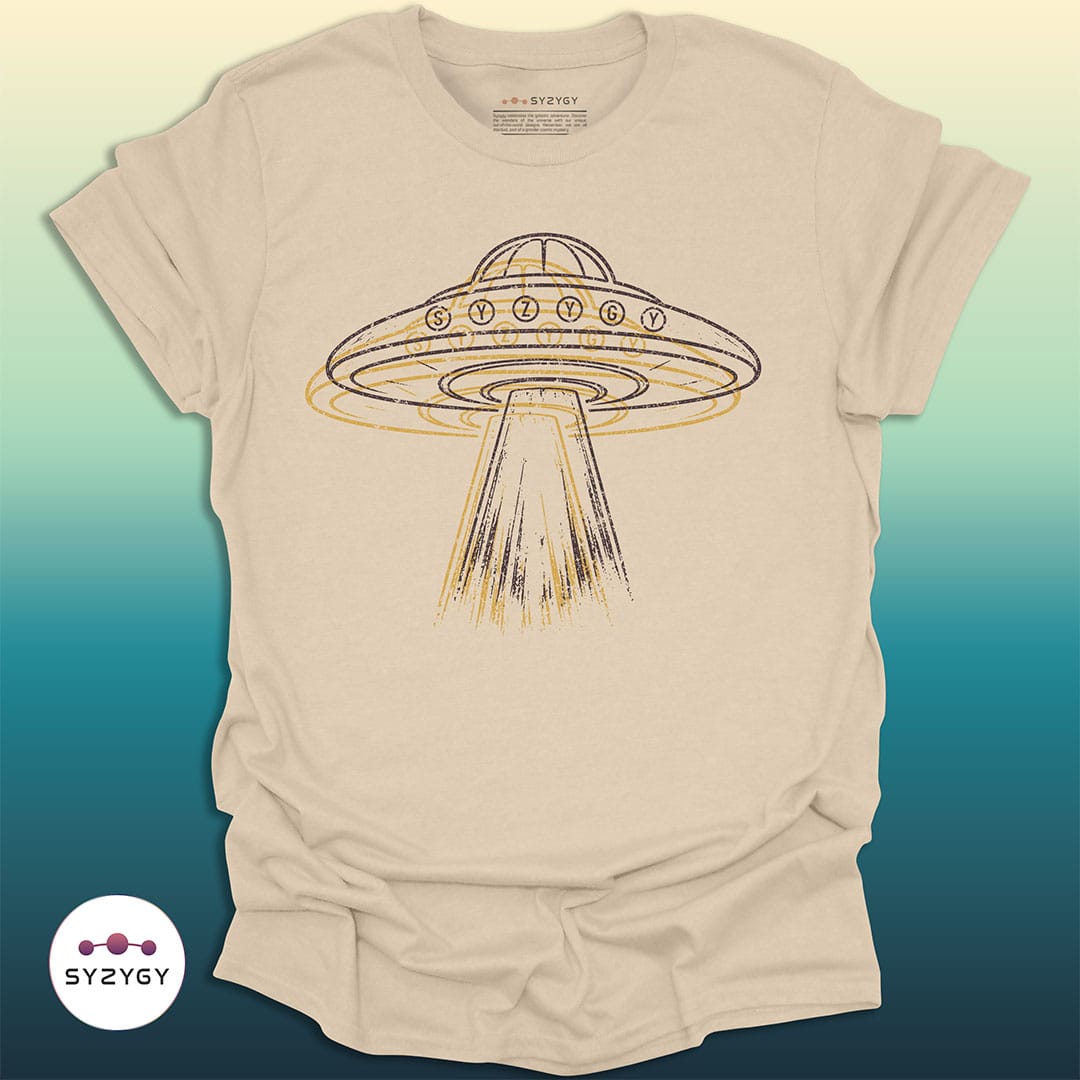 Syzygy Supply T-Shirt Sand / S Static Saucer T-shirt Space Aliens UFO Apparel