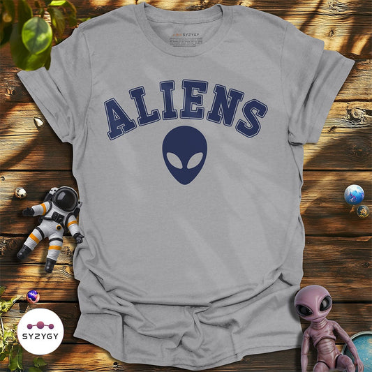 Syzygy Supply T-Shirt Sport Grey / S Aliens T-shirt Space Aliens UFO Apparel
